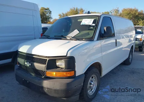 2017 Chevrolet Express 2500 Work Van из США, поврежденный, VIN 1GCWGAFF8H1183886